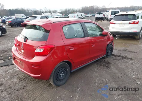 2020 Mitsubishi Mirage Es z USA, uszkodzony, nr VIN ML32A3HJ9LH004660